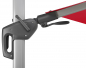 Preview: Schneider SET Ampelschirm Bermuda 350cm Rot + Schutzhülle + Ständerkreuz
